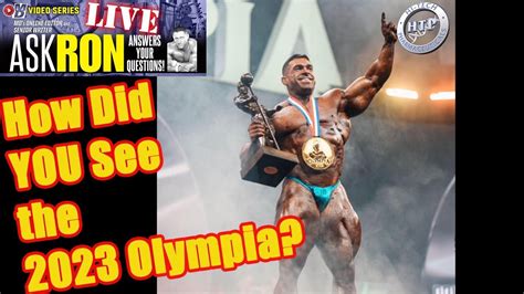 mr.olympia 2023 live